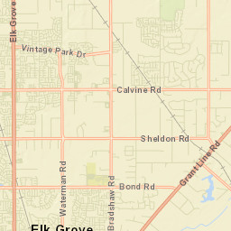 Sheldon California Street Map