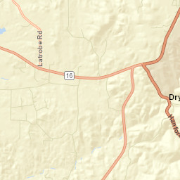 Drytown California Street Map