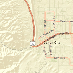 Skyline Drive Cañon City CO 81212 Street Map