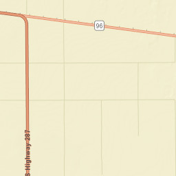 Kiowa County Street Map