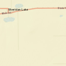 Sheridan Lake Colorado Street Map