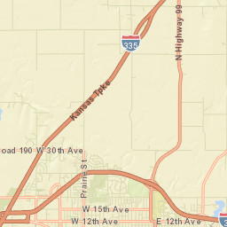Lyon County Street Map
