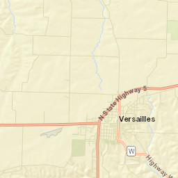 Versailles Street Map