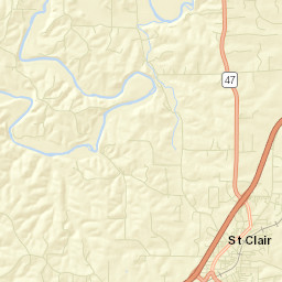 Saint Clair Street Map