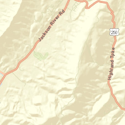 Highland County Street Map