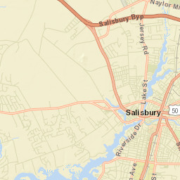 Wicomico County Street Map