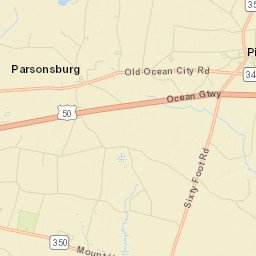 Pittsville Street Map
