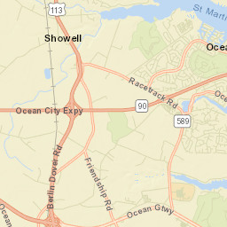 Ocean Pines Street Map