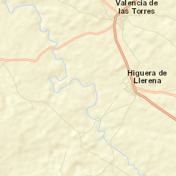 Valencia de las Torres Street Map