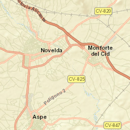 Novelda Street Map