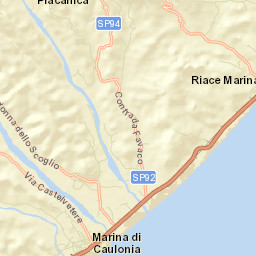 Caulonia Marina Street Map