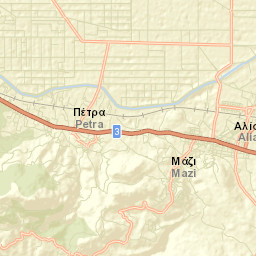 Alíartos Street Map