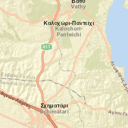 Vathí Street Map