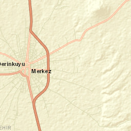 Derinkuyu Street Map