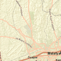 Malatya Street Map