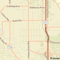 Wilfred California Street Map