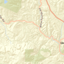 Glen Ellen California Street Map