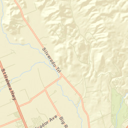 Napa Soda Springs California Street Map