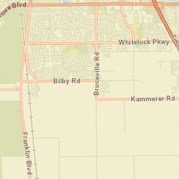 Franklin California Street Map