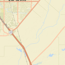 Elk Grove California Street Map