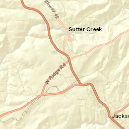 Sutter Hill California Street Map