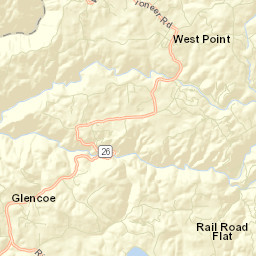 West Point California Street Map