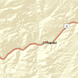 Cotopaxi Colorado Street Map