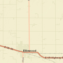 Ellinwood Street Map