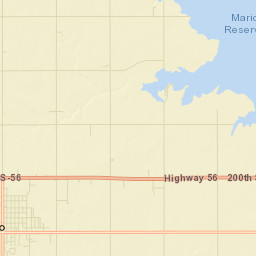 South Jefferson Street, Tabor College, Hillsboro Street Map