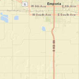 Emporia Street Map