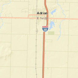 Adrian Street Map