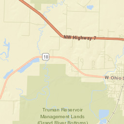 Henry County Street Map