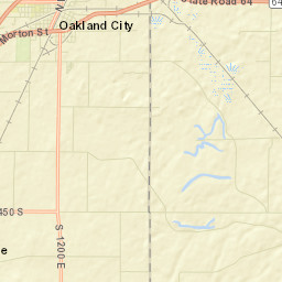 998 W Co Rd 900 S Oakland City IN Street Map