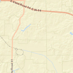 9898 S Co Rd 300 E Oakland City IN Street Map