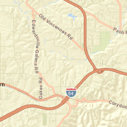 Floyd County Street Map