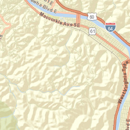 1895-1925 Kanawha Blvd E, Charleston, WV 25311,, Street Map