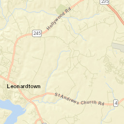 Leonardtown Street Map
