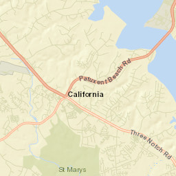 California Street Map
