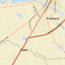 Fruitland Street Map