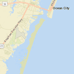 West Ocean City Street Map