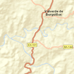 Valverde de Burguillos Street Map