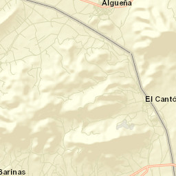 Algueña Street Map