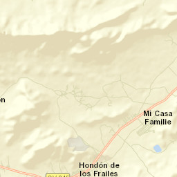 Hondón de los Frailes Street Map