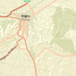 Thívai Street Map