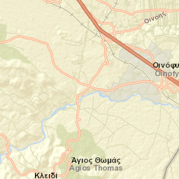 Áyios Thomás Street Map