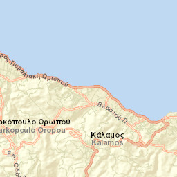 Kálamos Street Map