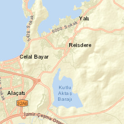 Alaçatı Street Map