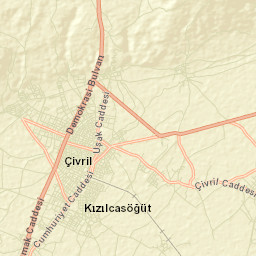 Çivril Street Map