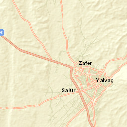 Yalvaç Street Map
