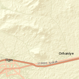 Ilgın Street Map